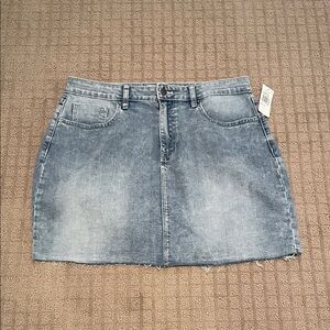 Vigoss Light Blue Denim Mini Skirt